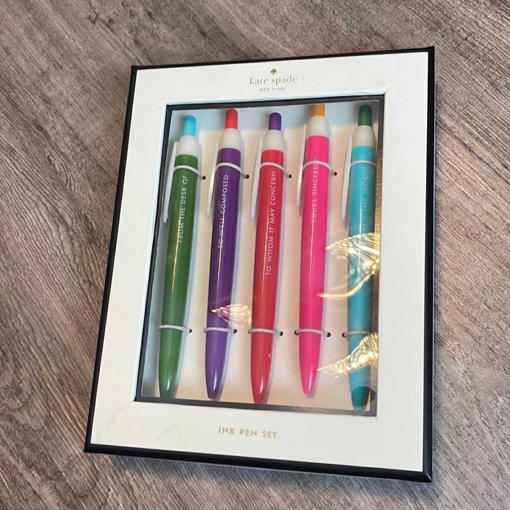 Kate Spade Ink Pen Set . NEW